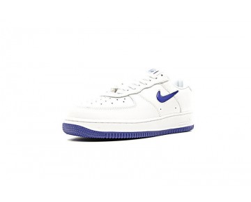 Blau Mercury/Weiß Nike Air Force 1 Low Jewel Swoosh Mercury Herren 600668-108 Schuhe