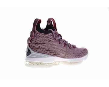 Schuhe Licht Lila/Wein Rot/Weiß 897649-201 Nike Lebron 15 Herren