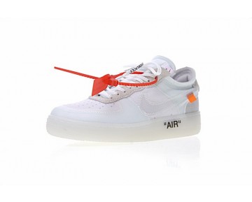 A04606-100 Schuhe Grau Weiß Off White X Nike Air Force 1 Low Herren
