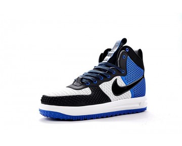 Herren Schwarz/Blau/Weiß 805899-400 Nike Lunar Force 1 Duckboot Schuhe