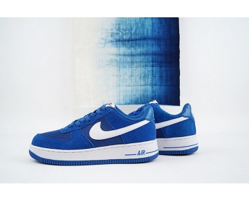 820266-402 Schuhe  Nike Air Force 1 Low Star Blau/Weiß Herren
