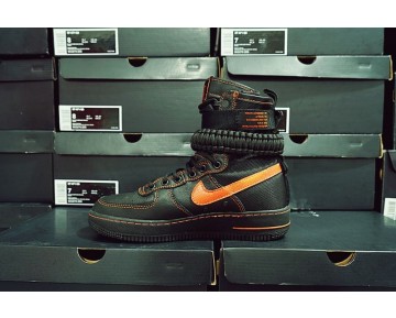 Schuhe Edc A$Ap Vlone X Nike Special Field Air Force 1 816771-991 Unisex Schwarz Orange
