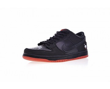 Schwarz/Rot Schuhe Staple X Nike Sb Dunk Low Pigeon Unisex 883232-008