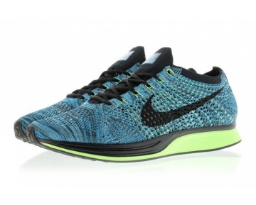 Blau Lagoon/Schwarz-Polarized Blau Herren Schuhe Nike Flyknit Racer 526628-401