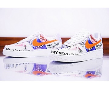 Edc A$Ap Vlone X Nike Air Force 1 Low Customs Graffiti 923066-100 Schuhe Unisex