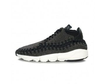 Herren Schuhe 857874-001 Nike Air Footscape Woven Chukka Se Schwarz/Schwarz-Ivory