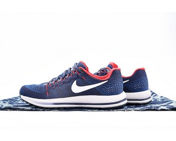 863762-402 Nike Air Zoom Vomero 12 Herren Tief Blau/Rot/Weiß Schuhe