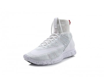 Schuhe 805554-100 Nike Free Mercurial Superfly Unisex Weiß
