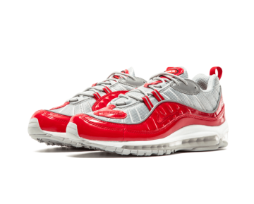 Schuhe Unisex Supreme X Nikelab Air Max 98 Rot/Grau 844694-600