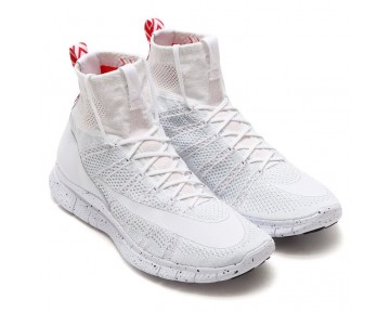 Nike Free Mercurial Superfly Weiß/Orange Schuhe Unisex 805554-100