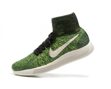 Nike Lunarepic Flyknit Schuhe Schwarz/Volt/Poison Grün 818676-002 Herren
