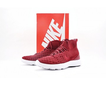 Nike Lunar Magista Ii Flyknit Herren Wein Rot/Weiß Schuhe 852614-600