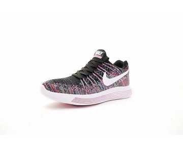 Damen Schuhe Rosa/Schwarz/Rainbow 843765-401  Nike Lunarepic Low Flyknit 2