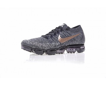 Schuhe Unisex Nike Air Vapormax Flyknitexplorer Dark 849558-010 Schwarz Gold