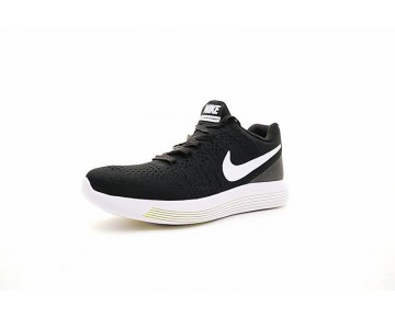 863779-190 Unisex  Nike Lunarepic Low Flyknit 2 Schwarz/Weiß Schuhe