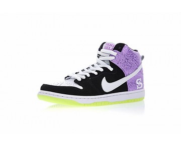 616752-016 Schuhe Bone Lila/Schwarz/Weiß Nike Dunk High Prm Sh Send Help 2 Unisex