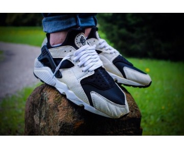 Nike Air Huarache Herren 306563-141 Schwarz/Weiß Schuhe