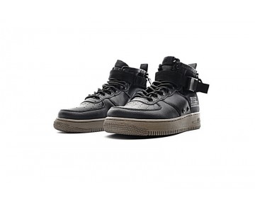 Schwarz Nike Sf Air Force 1 Mid Qs Schuhe Aa7345-001 Unisex
