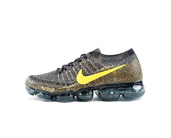 Herren Schwarz/Gold 849560-009 Schuhe Nike Air Vapormax Black