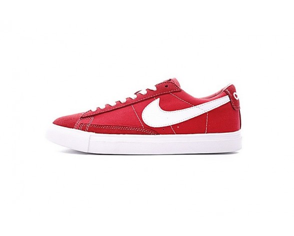 Nike Blazer Low X Comme Des Garcons Cdg Unisex Schuhe 633699-009 Rot/Weiß