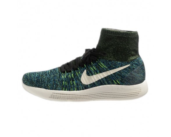 Herren Schuhe Nike Lunarepic Flyknit Schwarz/Photo Blau/Poison Grün/Schwarz 827402-003