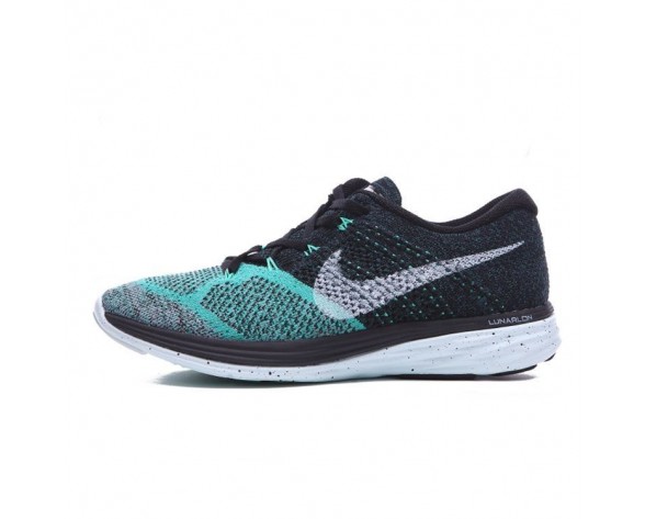 Nike Flyknit Lunar 3 Schuhe Damen Schwarz/Lime Grün/Weiß