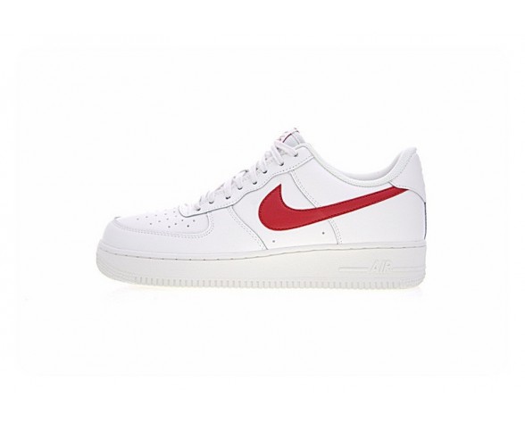 Cream Weiß Rot 315122-126 Herren Nike Air Force 1 Low '07 Schuhe