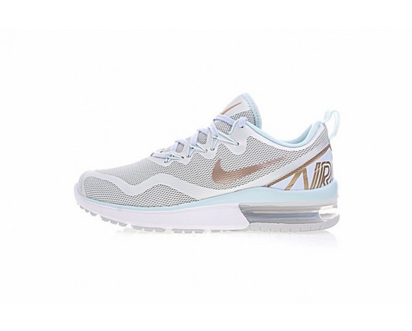 Schuhe Nike Air Max Fury Herren Weiß/Grau/Blau/Gold Aa5739-005