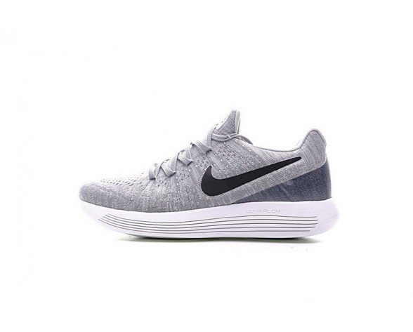 Grau/Schwarz  Nike Lunarepic Low Flyknit 2 Schuhe 863779-002 Herren