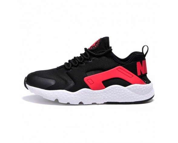 Herren Rot Weiß Schwarz Schuhe Nike Air Huarache Ultra 819151-008