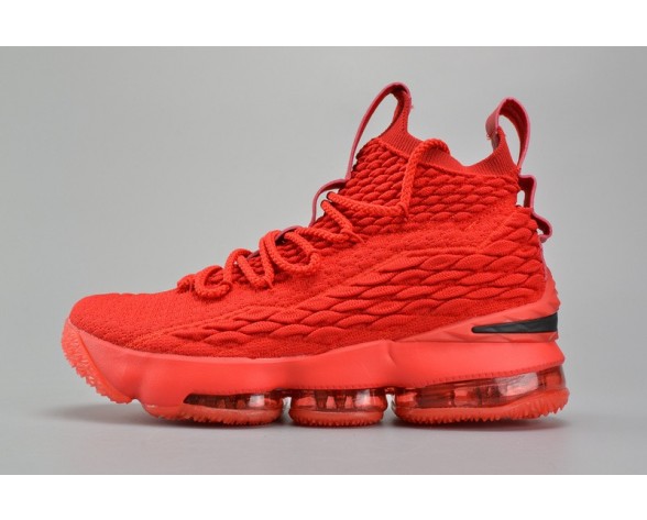 897649-600 Schuhe Nike Lebron 15 Herren Rot/Schwarz