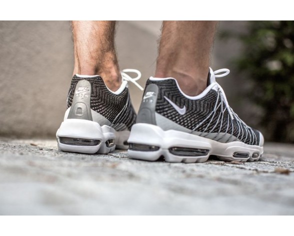 749771-100 Nike Air Max 95 Ultra Jcrd 20Air Max 95 20Th Anniversary Unisex Schuhe Weiß/Weiß-Wolf Grau-Drk Grau