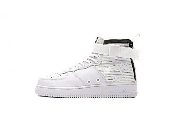 Weiß Schuhe Unisex 857872-005 Nike Sf Air Force 1 Mid Qs