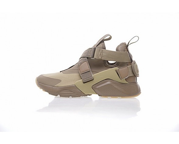 Damen Nike Air Huarache V Mid Schuhe Beige/Ligh Braun 833146-602