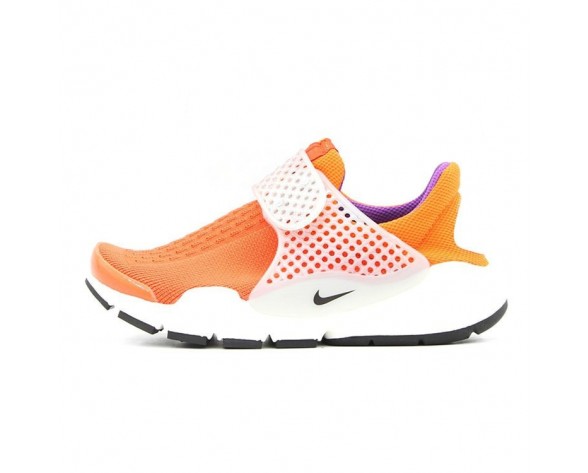 819686-022 Schuhe Damen  Nike Sock Dart Id Orange/Gray/Weiß/Lila