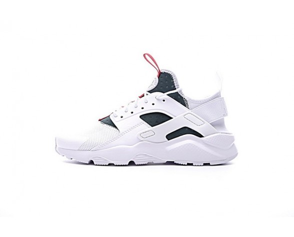 Nike Air Huarache Ultra Id 819685-103 Weiß/Grün/Rot Unisex Schuhe