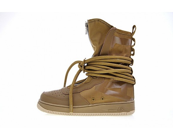 Aa1128-204 Unisex Nike Sf Air Force 1 High Tief Braun Schuhe