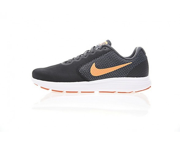 819300-003 Schuhe Schwarz/Grau/Orange Herren Nike Revolution