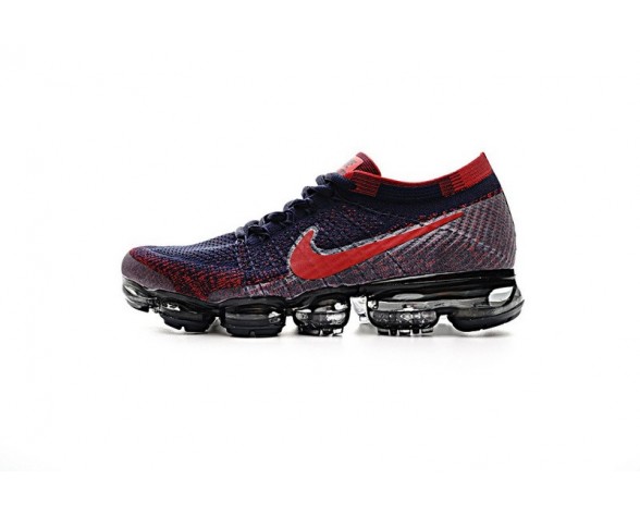 Schuhe Herren Nike Air Vapormax Flyknit 849558-006 Winr Rot/Tief Blau/Schwarz