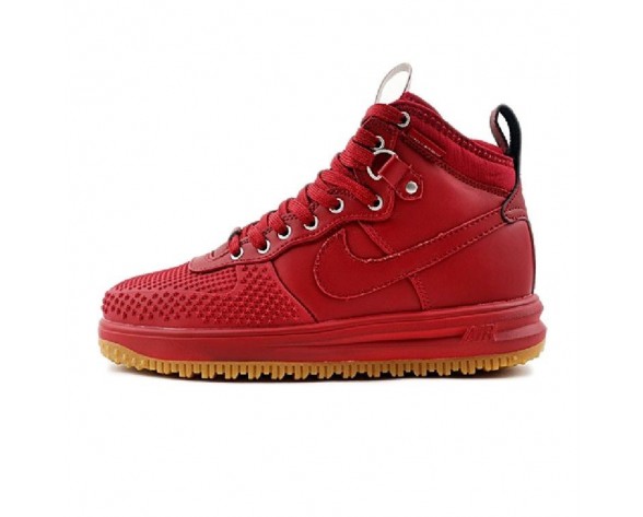 Schuhe 805899-600 Nike Lunar Force 1 Duckboot Wein Rot Herren