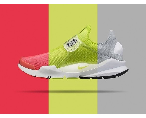 Schuhe Volt/Neon Gelb 686058-771 Herren Nike Sock Dart Sp