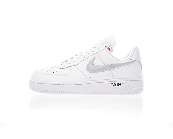 Unisex Aa3825-100 Schuhe Weiß Schwarz Off-White X Nike Air Force 1 Low