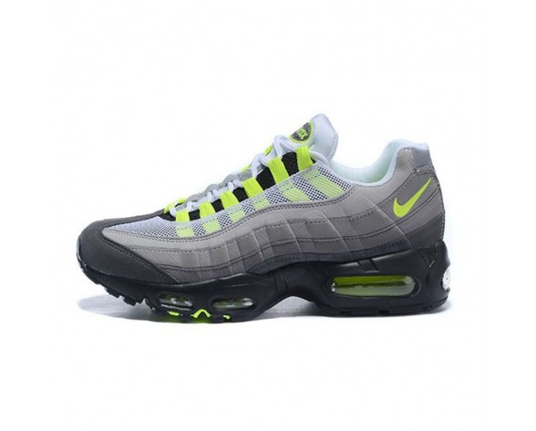 554970-071 Nike Wmns Air Max 95 Essential Grau/Grün/Schwarz Damen Schuhe