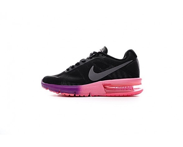 719916-015 Schuhe Nike Air Max Sequent  Damen Schwarz/Rosa/Lila