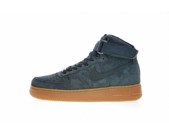 Herren Aa1118-3 Schuhe Vintage Grün Gum Nike Air Force 1 High '07 Lv8 Suede