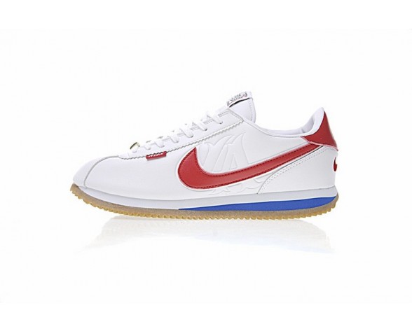 Weiß/Blau/Rots Aa4875-002 Unisex Mister Cartoon X Nike Cortez Basic Qs Schuhe