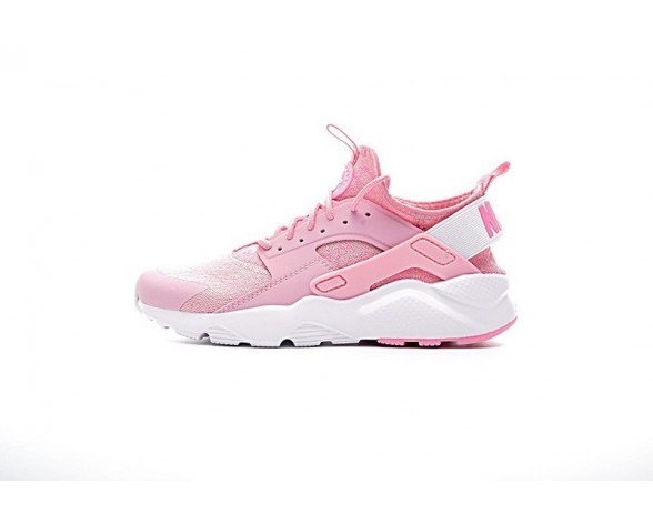 Rosa/Weiß Damen Schuhe Nike Air Huarache Ultra Flyknit Id 753889-996