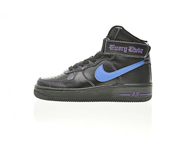 Vlone X Nike Air Force 1 High Collection Unisex Vlone Schwarz Blau Schuhe Aa536-004