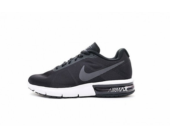 Schuhe Unisex Nike Air Max Sequent  719912-009 Schwarz Weiß