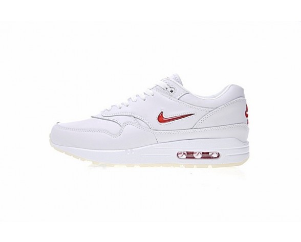 Schuhe Unisex Weiß/Rot 918354-104 Nike Sportswear Air Max 1 Premium Sc